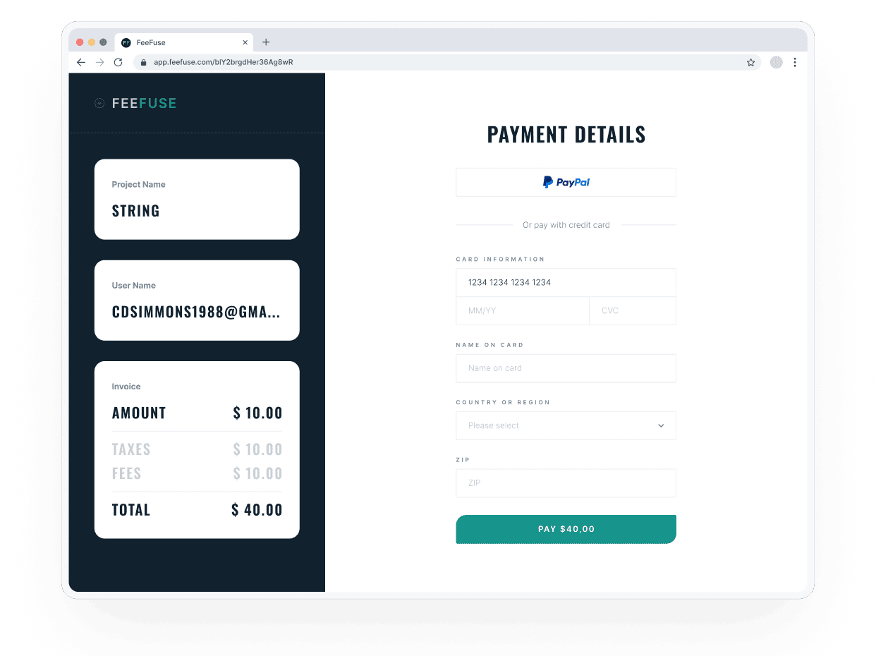 Payment Details